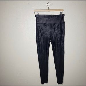 SPANX XL Leather Leggings